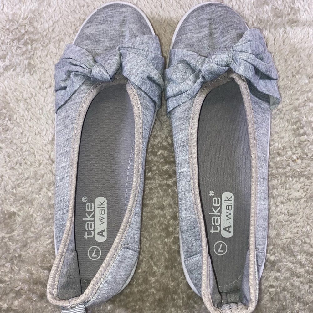 Take A Walk Women's Gray Slip-On Shoes